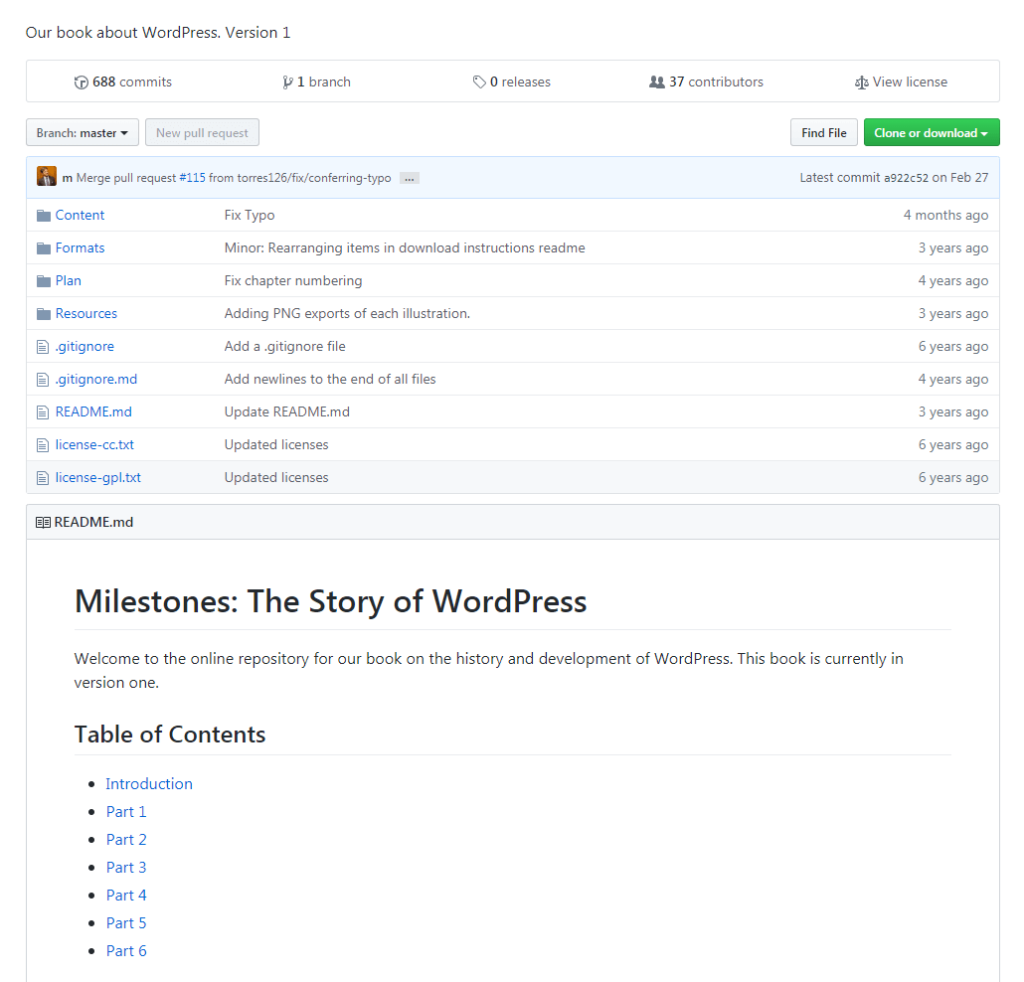 Milestones: The Story of WordPress.