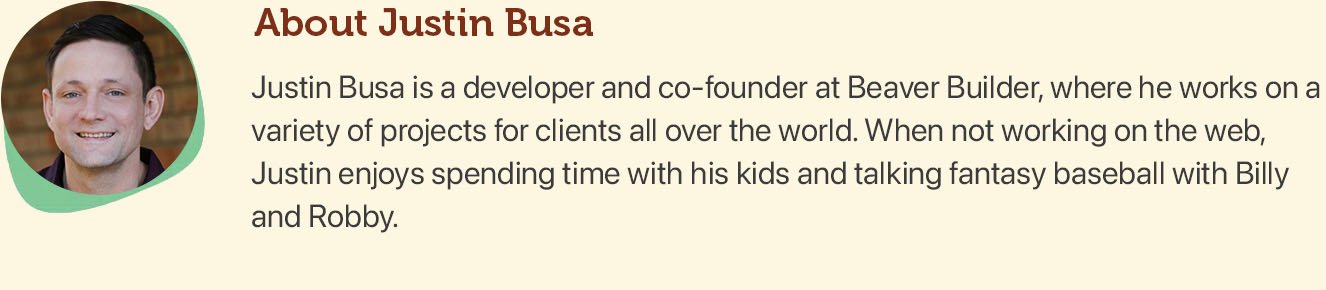 Justin Busa's Bio