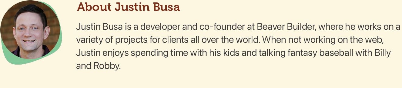 Justin Busa's Bio