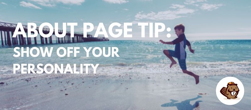 About Page Tip 2