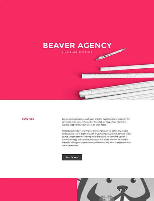 beaver-agency-template