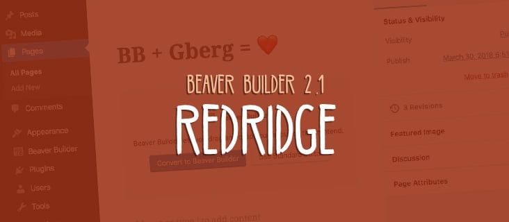 Beaver Builder 2.1 Redridge