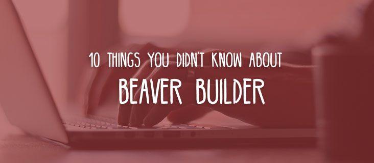 A complete beginners guide to Beaver Builder