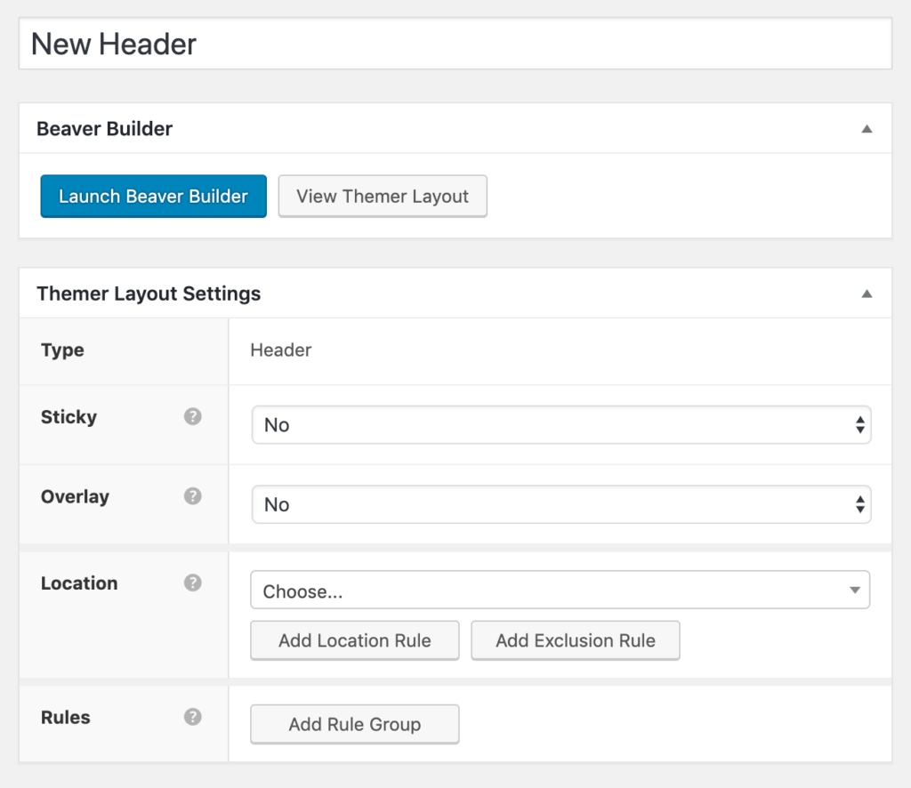 The Themer Layout editor.