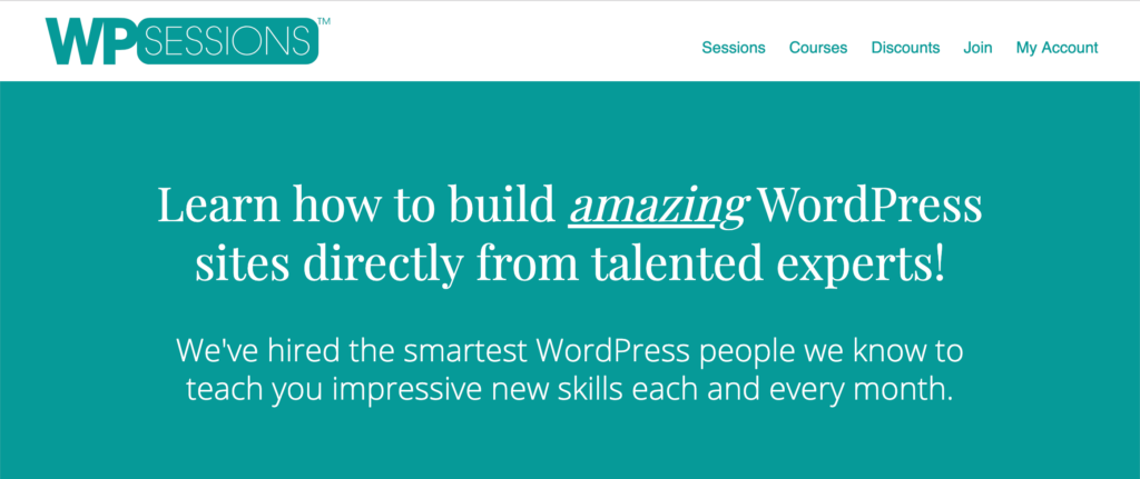 WPSessions WordPress Courses