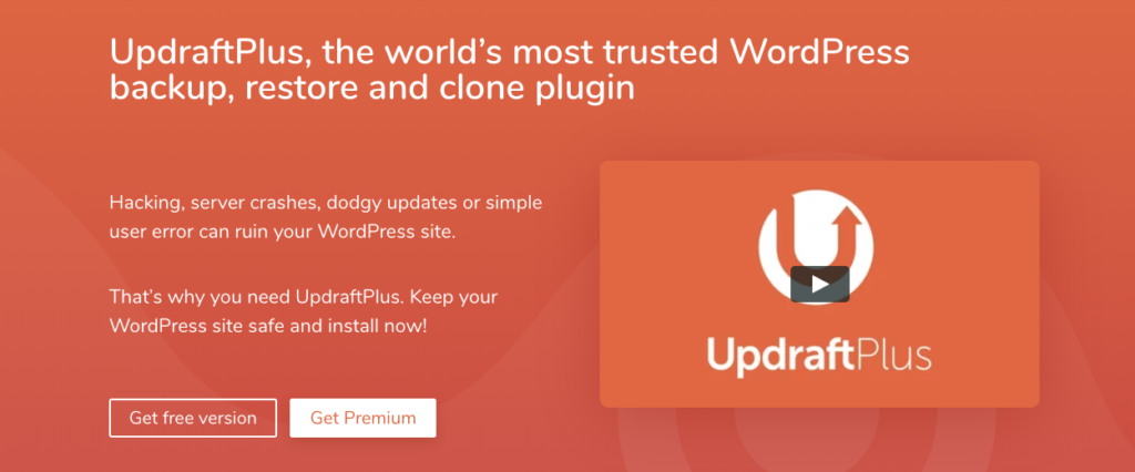 UpDraftPlus plugin