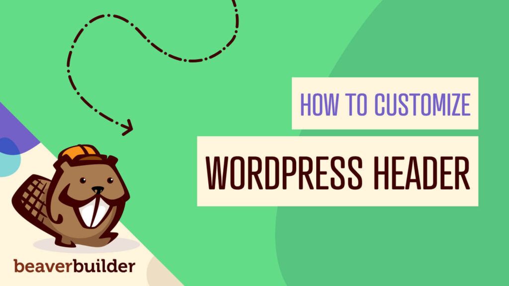 How to customize WordPress Website Header