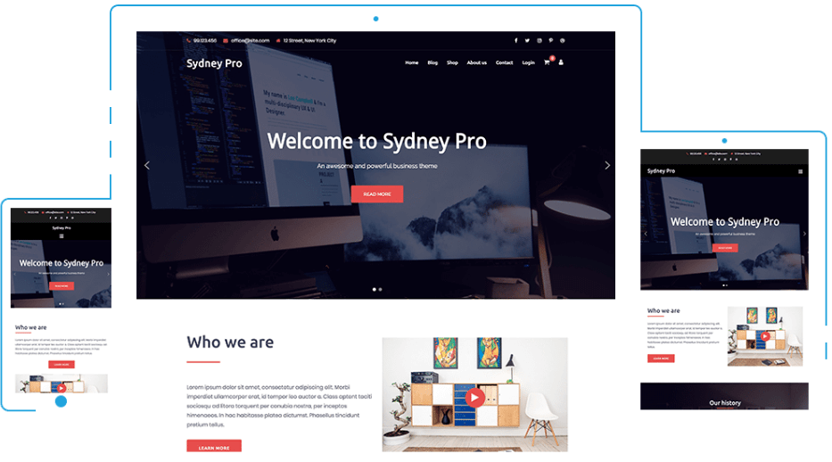 The Sydney Pro theme.