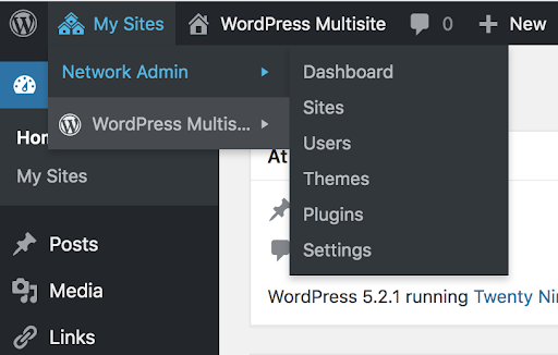 Accessing the Network Admin