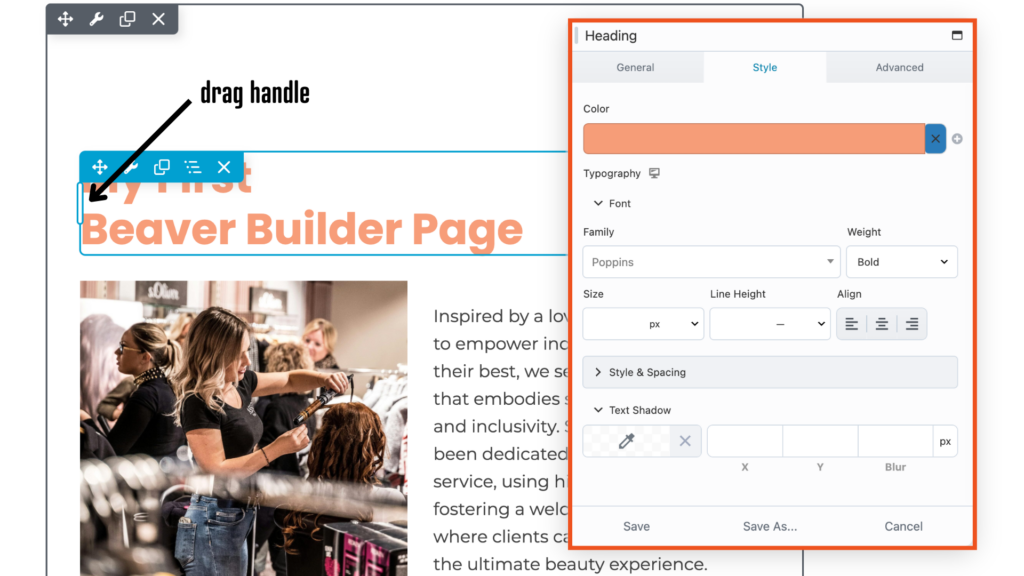 beaver builder lite layout