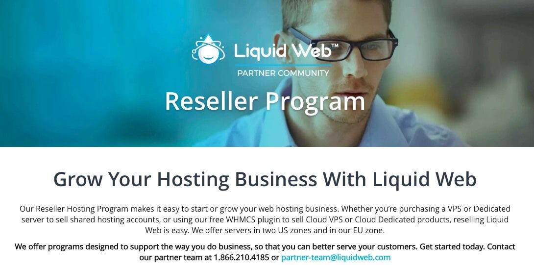 The Liquid Web website.