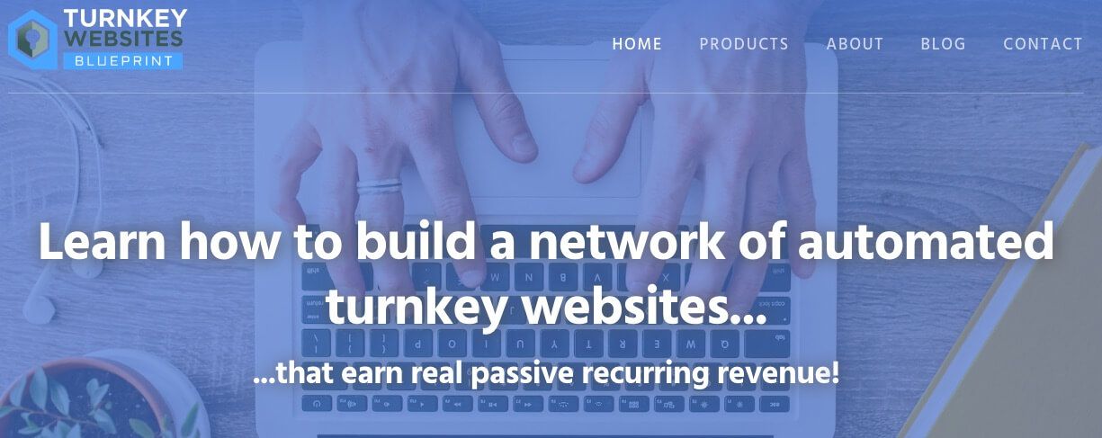 The Turnkey Websites Blueprint website.