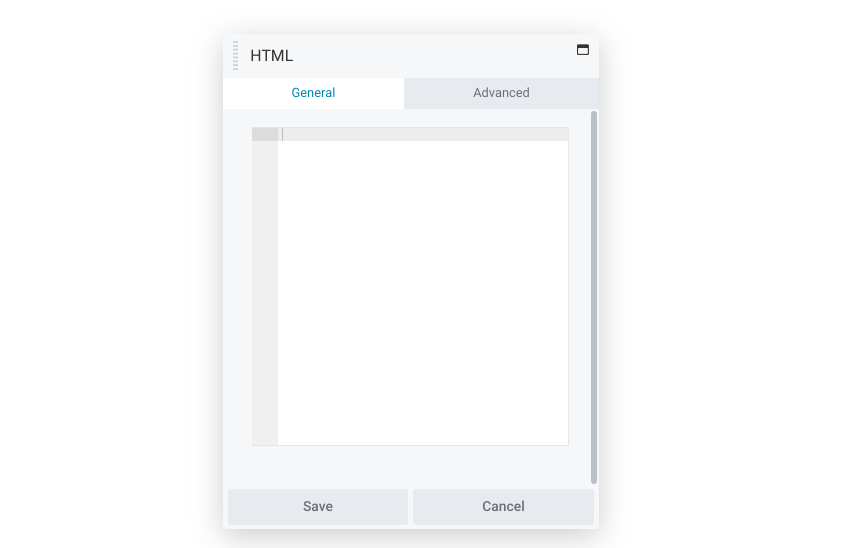 The Beaver Builder HTML module.