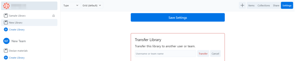Transferring a library in Assistant Pro