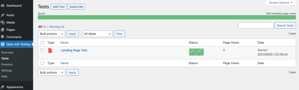 How to monitor the results of an in-progress A/B test.