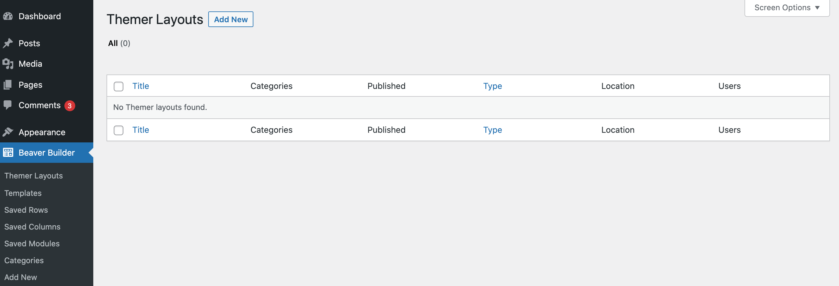 Beaver Builder's Themer Layouts. 