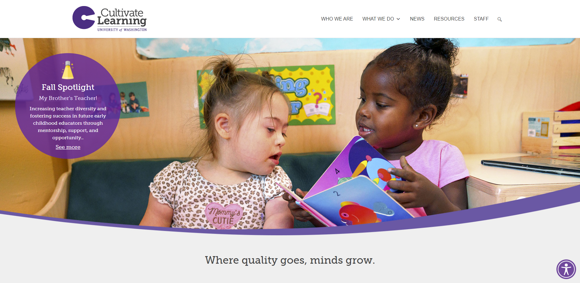 The University of Washington Cultivate Learning website.