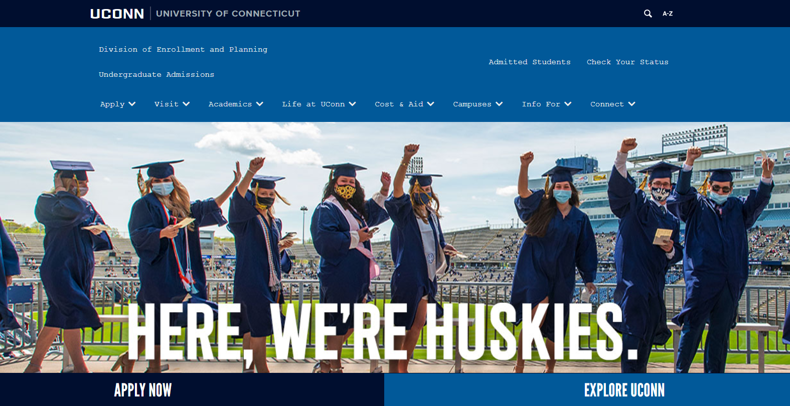 The UCONN website.