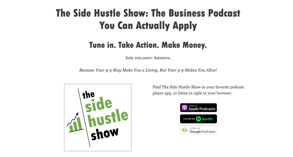 Side Hustle Nation Podcast