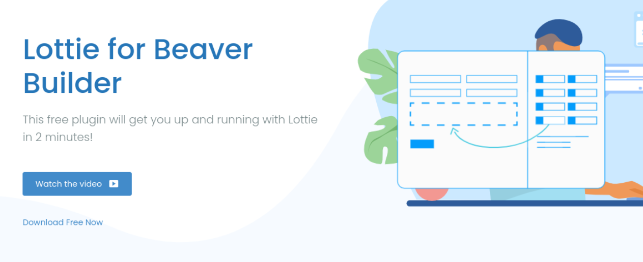 The Lottie for Beaver Builder website.