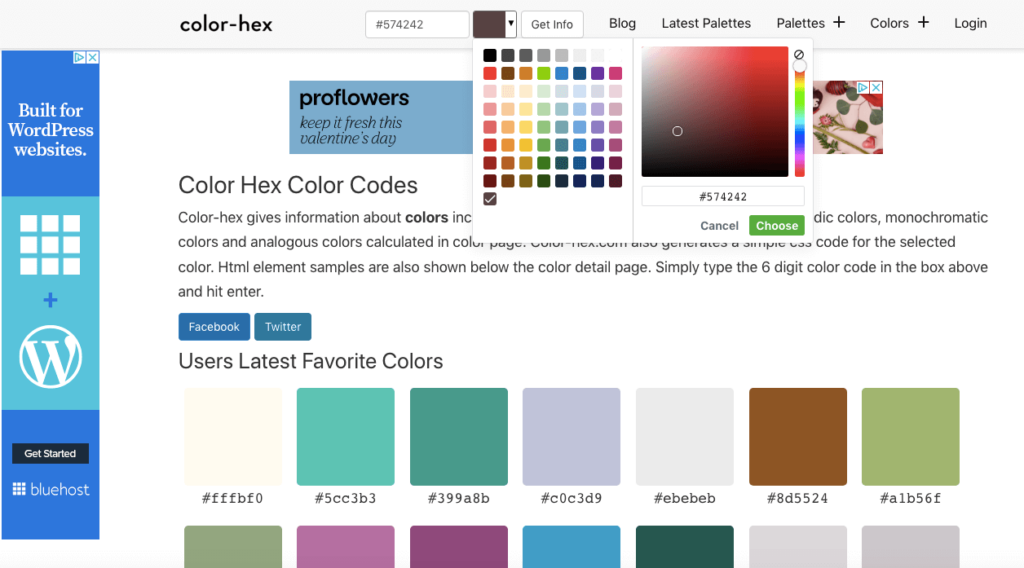 Color hex website