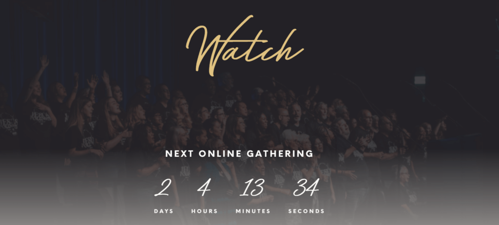 An online streaming service for a church website. 
