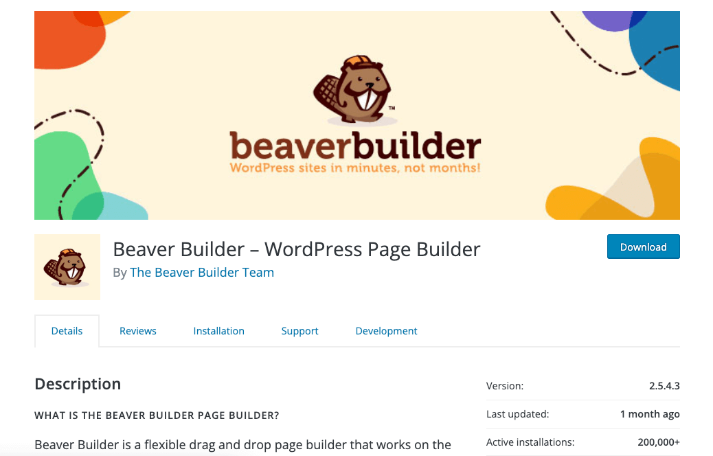 Beaver Builder Free Plugin
