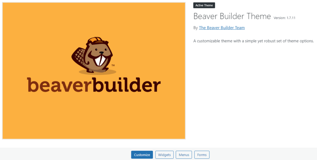 Builder Beaver Theme