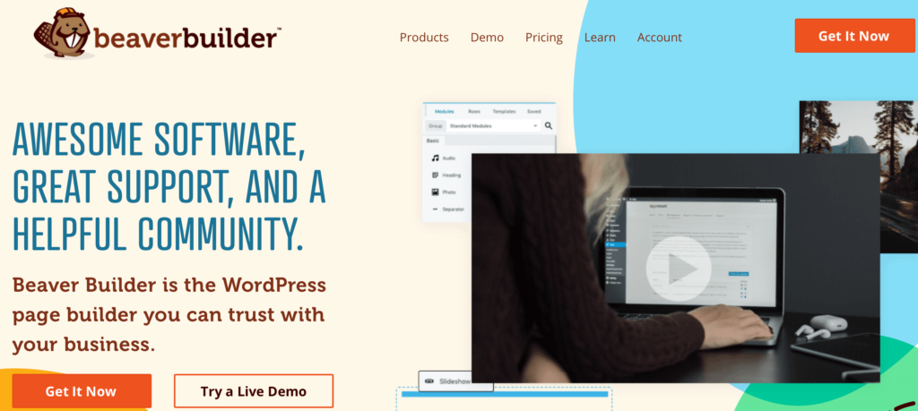 Beaver Builder website builder plugin