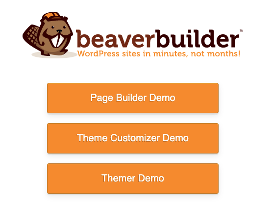 Free Beaver Builder Demo