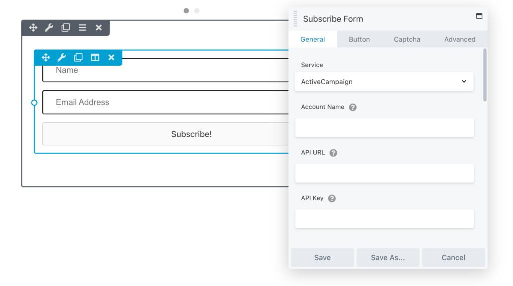 Subscribe form module