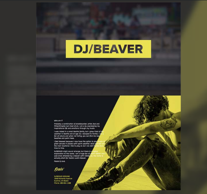 The DJ Beaver template.