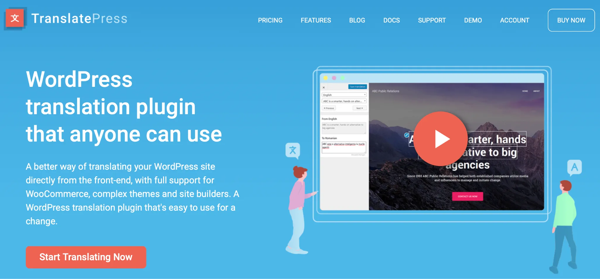 WordPress translation plugin for Beaver Builder - TranslatePress