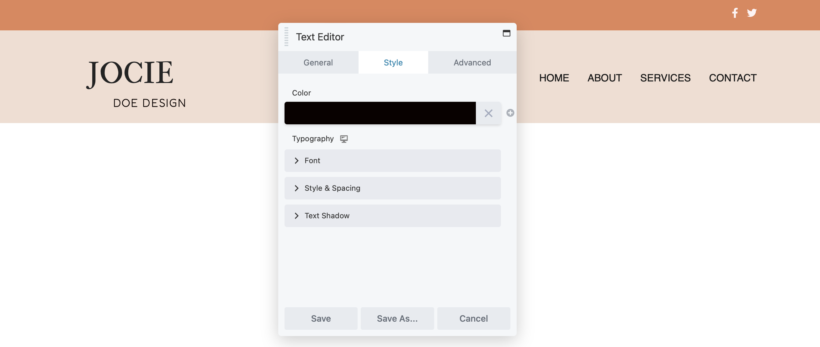 create headers and footers with beaver themer; Editing your text editor in Beaver Builder