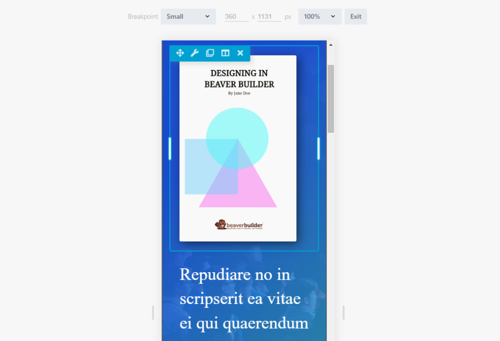 Creating a responsive website using Beaver Builder