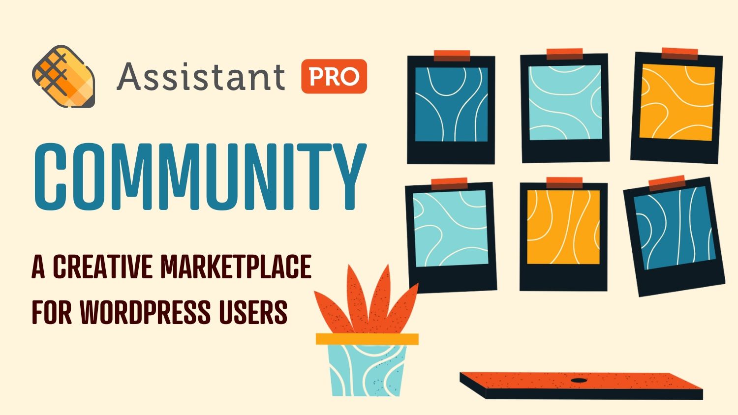 Assistant Pro Community: creative marketplace for WordPress designers and developers