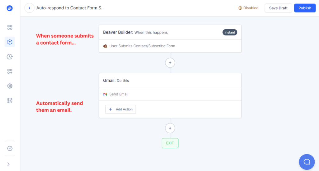 Automate Personalized Submission Acknowledgment Emails