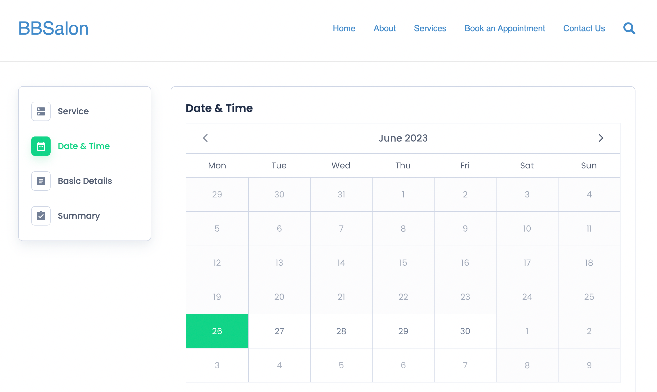 BookingPress booking calendar for WordPress