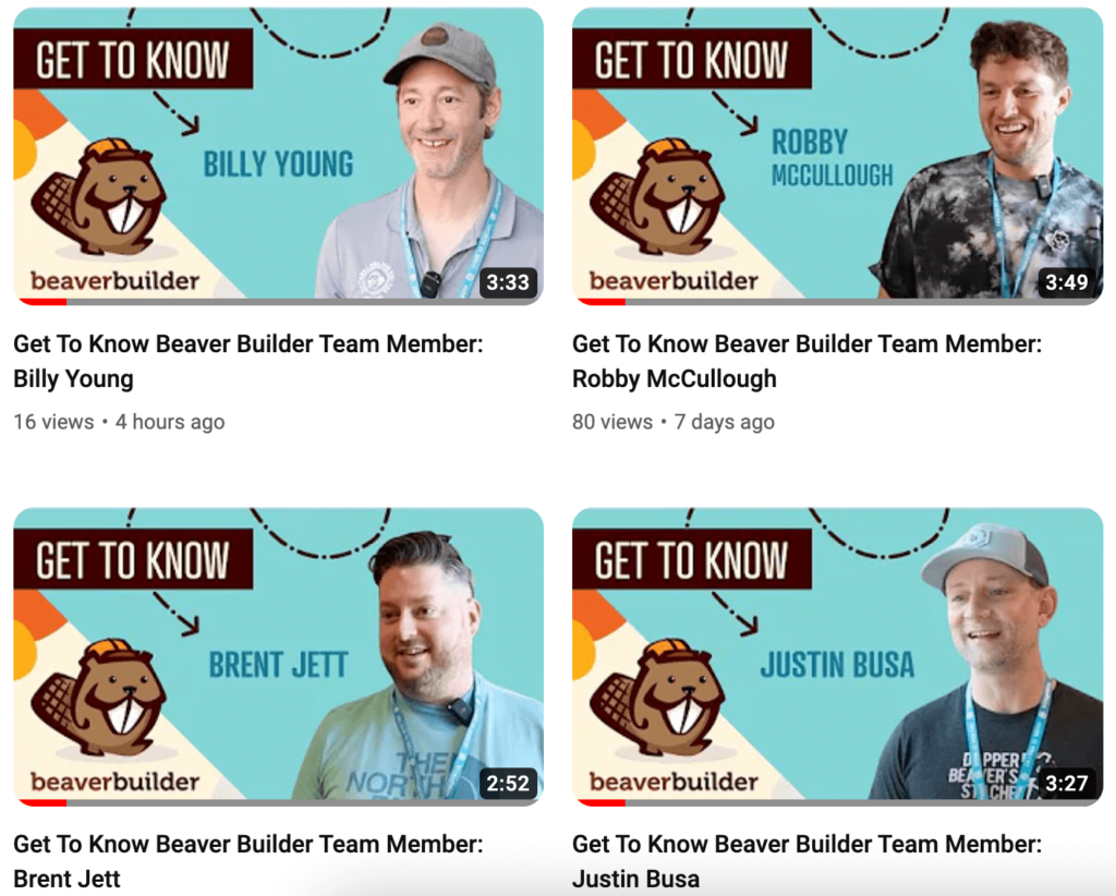 Beaver Builder Interviews