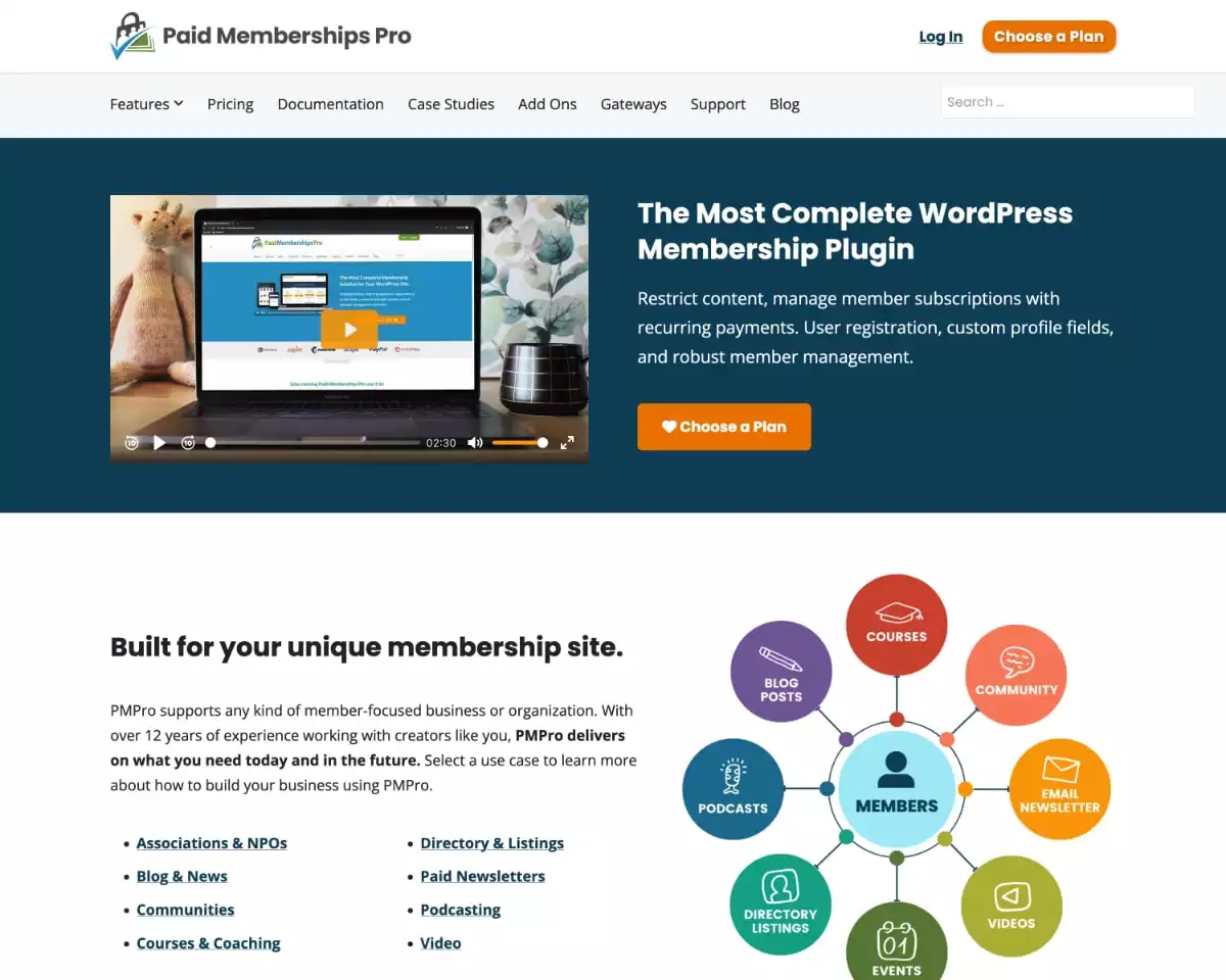 Paid Memberships Pro