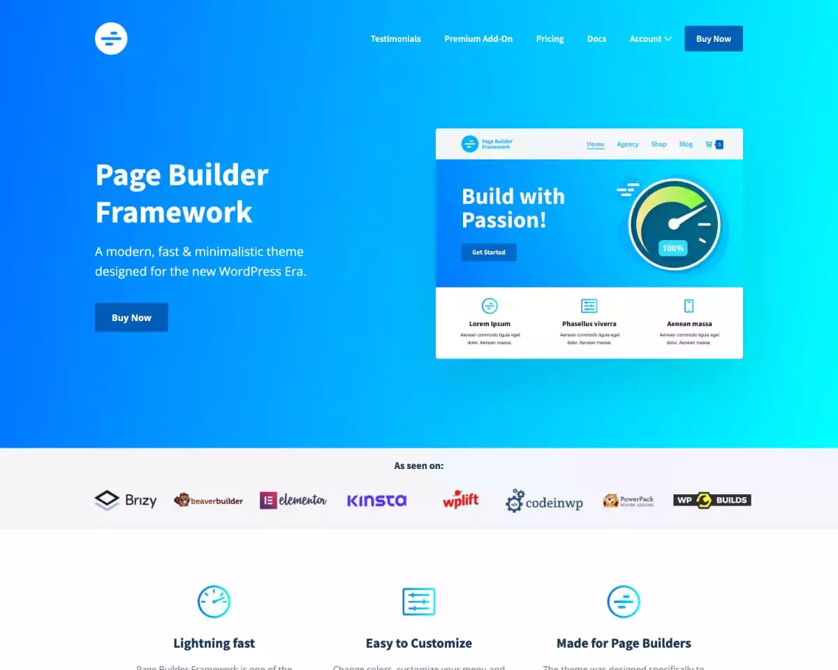 Page Builder Framework