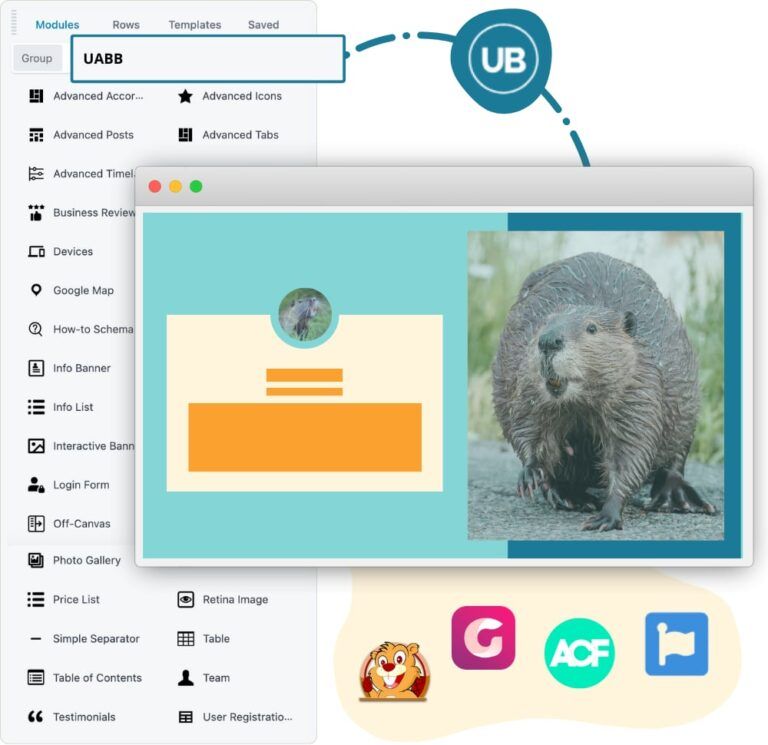 Modules | Build Websites Visually with Beaver Builder